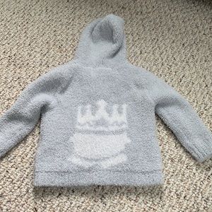 Barefoot Dreams prince sweatshirt light blue size 6-12 months